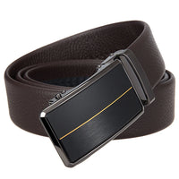 HKM-176851 Men's Leather Top Cowhide Belt - Durable and Stylish Accessory - Model LY36-25637-5