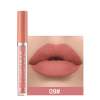 HKM-759443 Matte Lip Glaze Liquid Lipstick - Waterproof, Non-Stick Cup, Mini Tube with Multivitamins