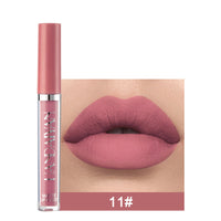 HKM-759443 Matte Lip Glaze Liquid Lipstick - Waterproof, Non-Stick Cup, Mini Tube with Multivitamins
