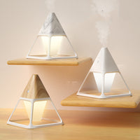 HKM-096851 Compact Square Nightlight Humidifier with Anion Function for Small Spaces, USB Power, and Mechanical Controls