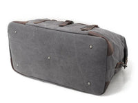 HKM-726867 Waterproof Large Capacity Leather and Canvas Travel Tote Bag