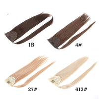 HKM-035603 European and American Real Human Hair Ponytail Wig - Available in Various Lengths and Colors
