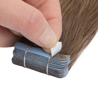 HKM-035603 European and American Real Human Hair Ponytail Wig - Available in Various Lengths and Colors