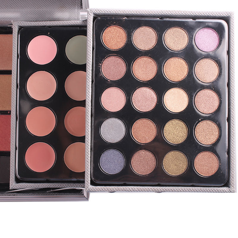 KTX-663123 Multifunctional Comprehensive Makeup Palette with 94 Eye Shadows, Lipsticks, and More