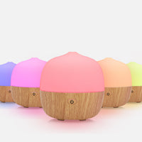 HKM-595155 Compact Night Light Humidifier with Aromatherapy and 7-Color Lighting