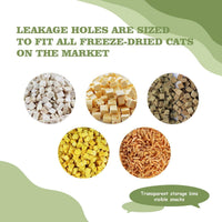 HKM-038675 Interactive Cat Treat Dispenser Toy with Slow Feeder Function and Track Ball Design for Healthy Eating Habits