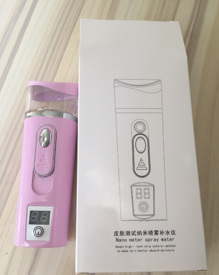 HKM-821587 Portable Nano Ionic Face Mist Sprayer for Hydration and Makeup Preservation
