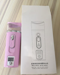 HKM-821587 Portable Nano Ionic Face Mist Sprayer for Hydration and Makeup Preservation