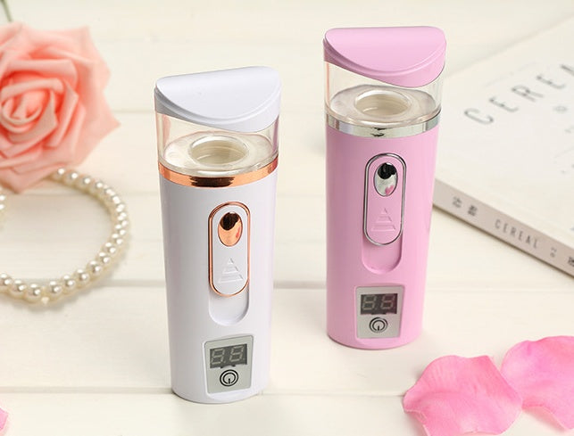HKM-821587 Portable Nano Ionic Face Mist Sprayer for Hydration and Makeup Preservation