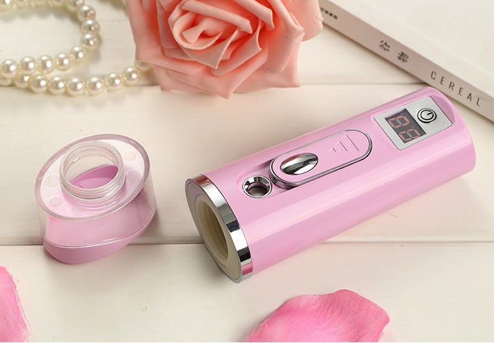 HKM-821587 Portable Nano Ionic Face Mist Sprayer for Hydration and Makeup Preservation