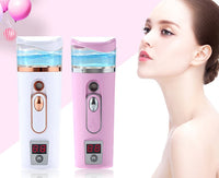 HKM-821587 Portable Nano Ionic Face Mist Sprayer for Hydration and Makeup Preservation