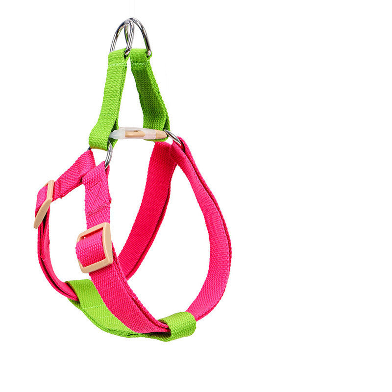 HKM-172563 Durable Nylon and Polyester-Cotton Webbing Leash for Medium and Large Dogs