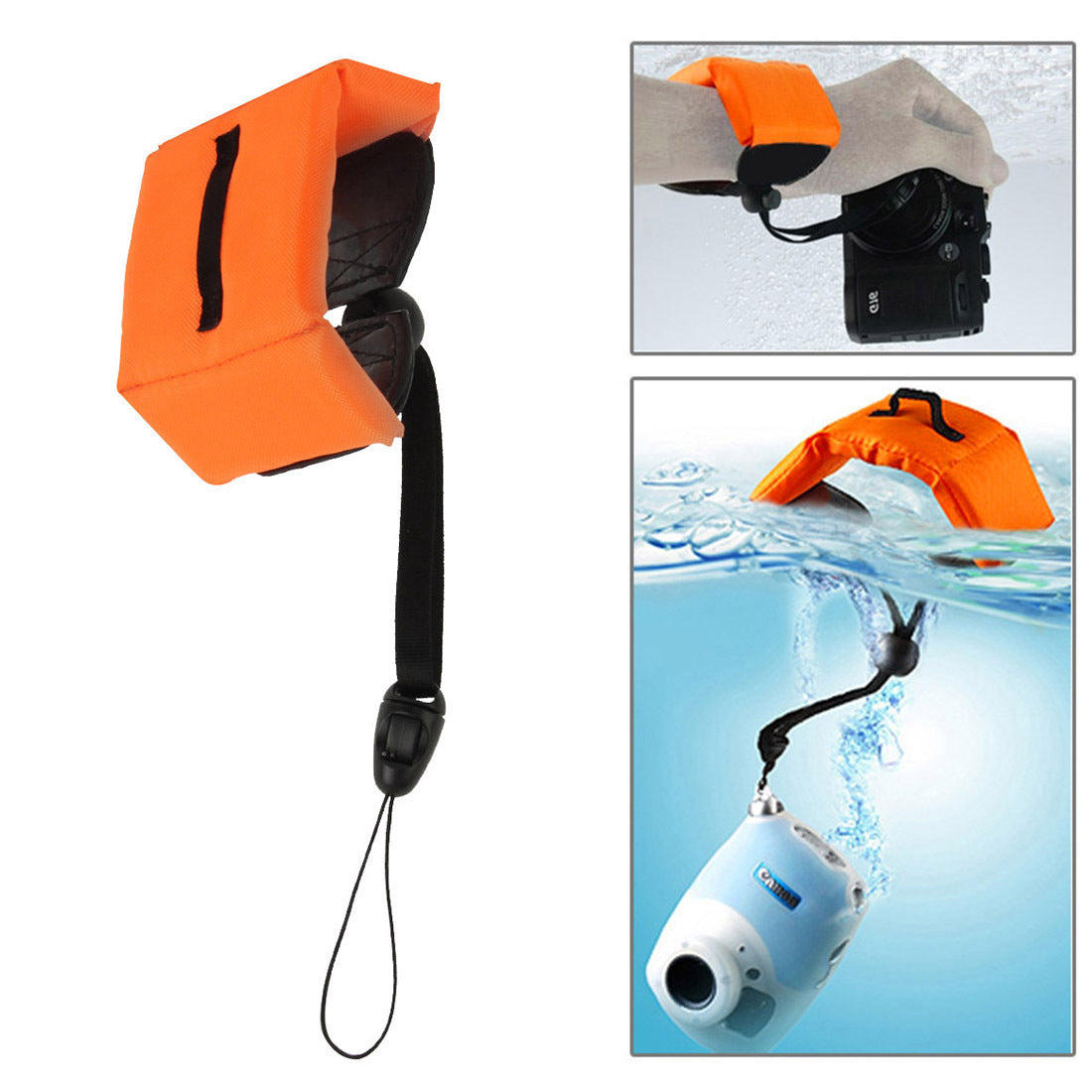 KTX-939091 Diving Camera Buoyancy Belt and Floating Wrist Strap for GoPro and Action Cameras