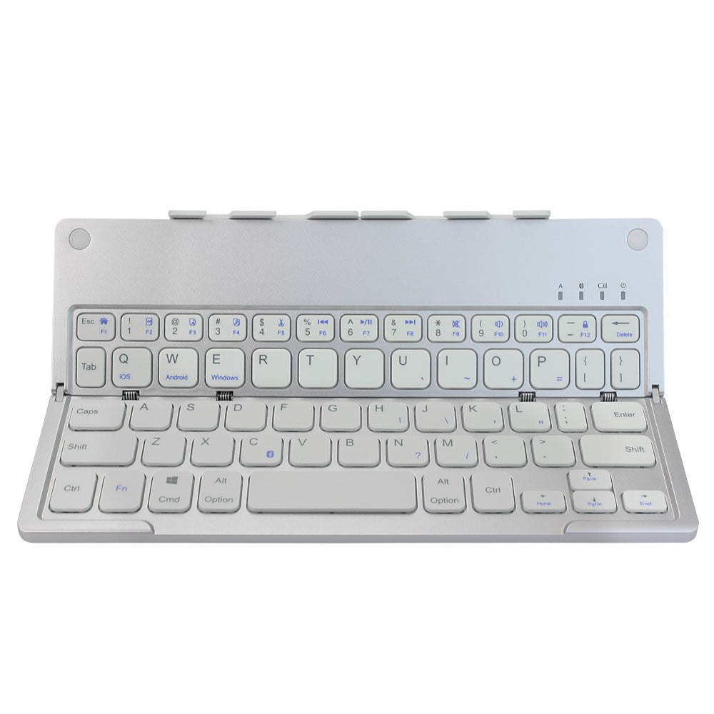 KTX-596051 Compact Bluetooth Folding Keyboard with Touch-Sensitive Design and Hidden Stand