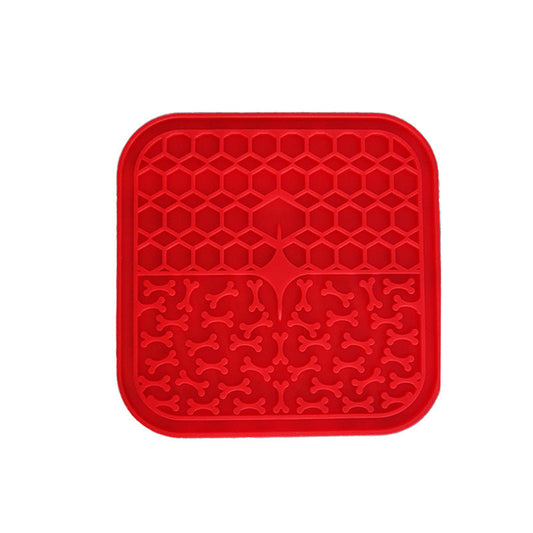 HKM-263251 Silicone Dog Licking Pad for Interactive Feeding – Available in Multiple Colors