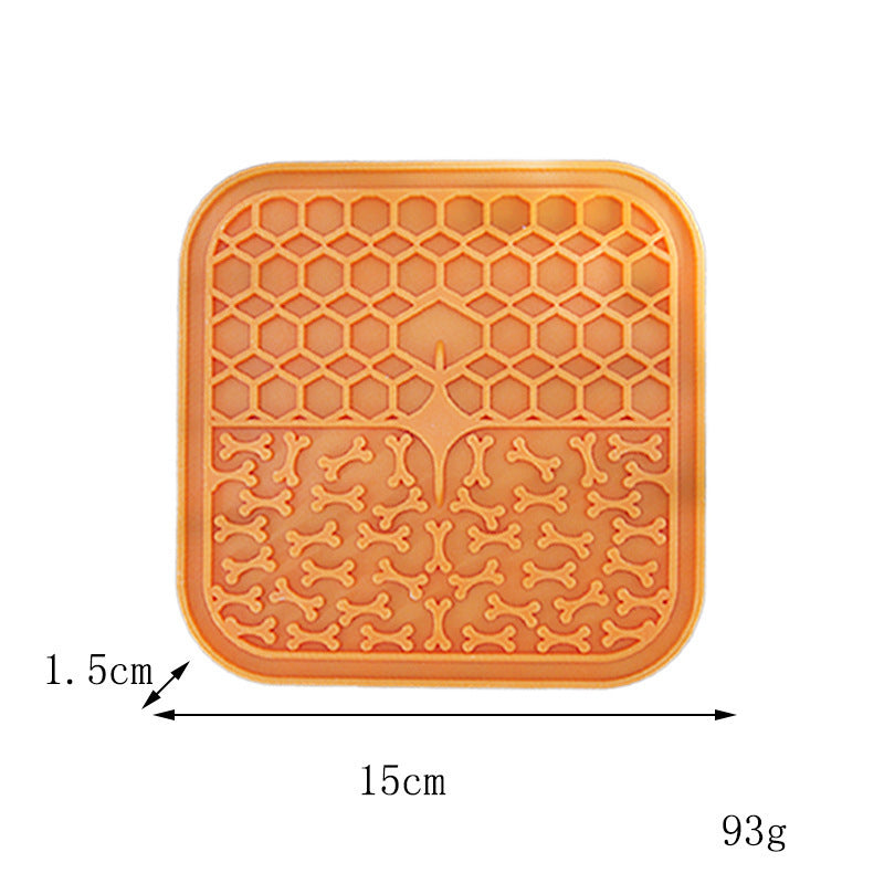 HKM-263251 Silicone Dog Licking Pad for Interactive Feeding – Available in Multiple Colors