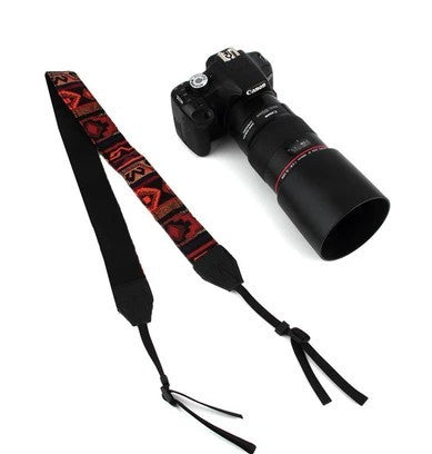 KTX-348115 Geometric Pattern Camera Strap for Stylish Photography