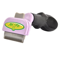 HKM-822355 Pet Hair Removal Comb for Dogs and Cats - Long and Short Hair Options, ABS + Stainless Steel Blade