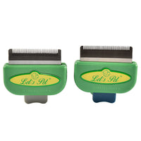 HKM-822355 Pet Hair Removal Comb for Dogs and Cats - Long and Short Hair Options, ABS + Stainless Steel Blade
