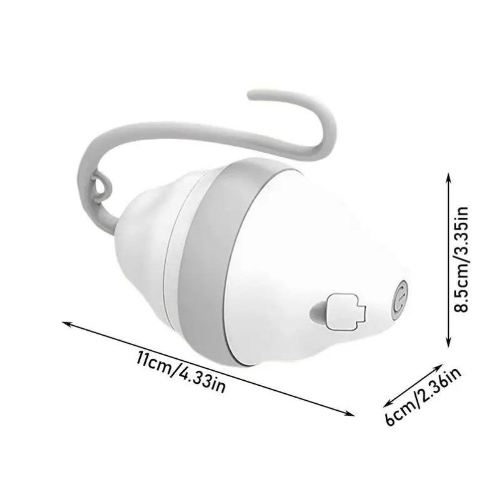 HKM-856403 Automatic Moving Mouse Cat Toy with Glowing Feather and Irregular Movement for Engaging Playtime