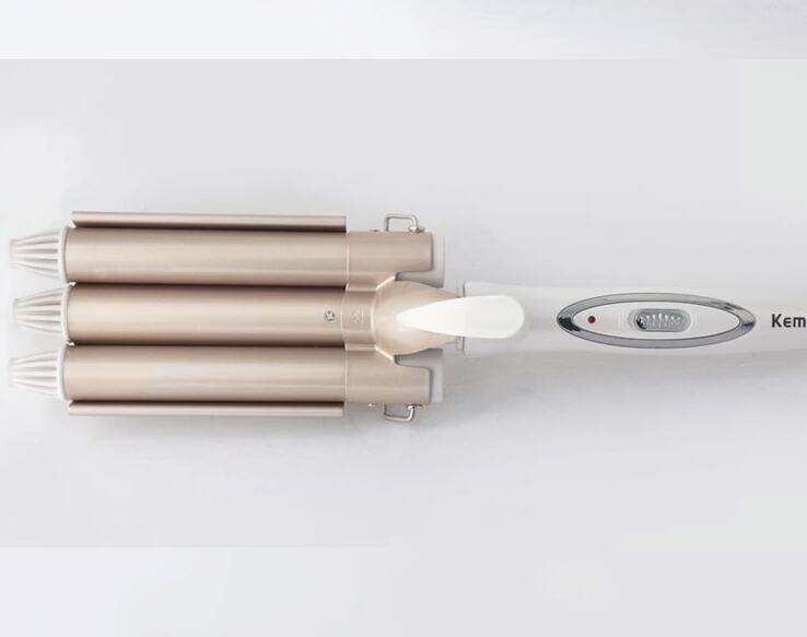 KTX-748499 Triple Barrel Hair Curling Iron for Loose S-Waves with Tourmaline Ceramic Technology