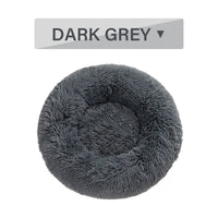 HKM-445395 Fluffy Long Plush Pet Bed for Dogs and Cats - Warm, Soft, Washable Cushion Available in Multiple Sizes