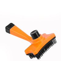 HKM-853971 Automatic Pet Hair Removal Comb - Ergonomic Design with Plastic Handle, 12.5 cm Height, 8 cm Width, 2 cm Needle Length, 9 cm Handle Length