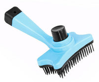 HKM-853971 Automatic Pet Hair Removal Comb - Ergonomic Design with Plastic Handle, 12.5 cm Height, 8 cm Width, 2 cm Needle Length, 9 cm Handle Length