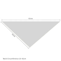 HKM-536339 Easter Bunny Pet Triangle Towel for Cats - Cotton, Casual Style, 20-42cm Neck Size