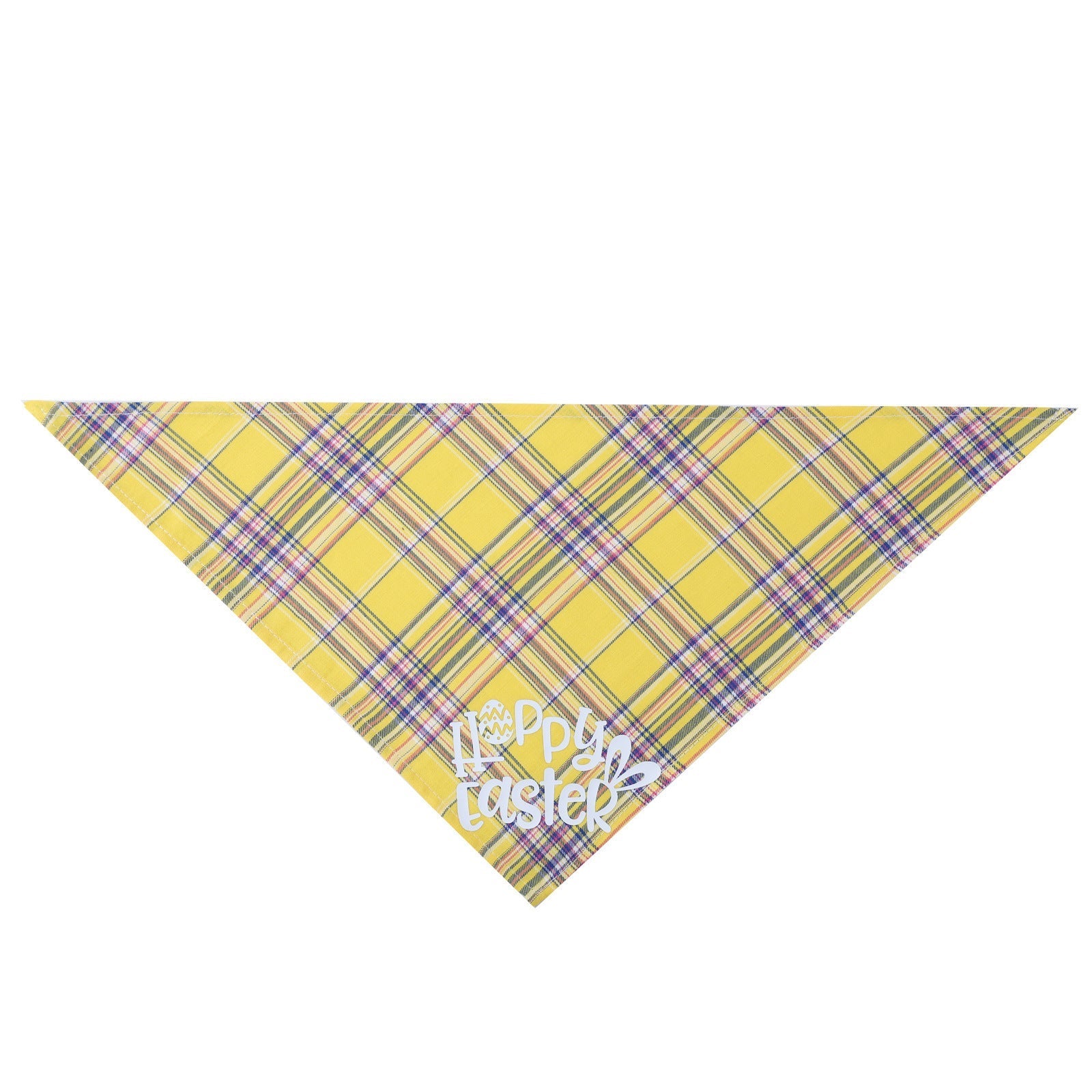 HKM-536339 Easter Bunny Pet Triangle Towel for Cats - Cotton, Casual Style, 20-42cm Neck Size
