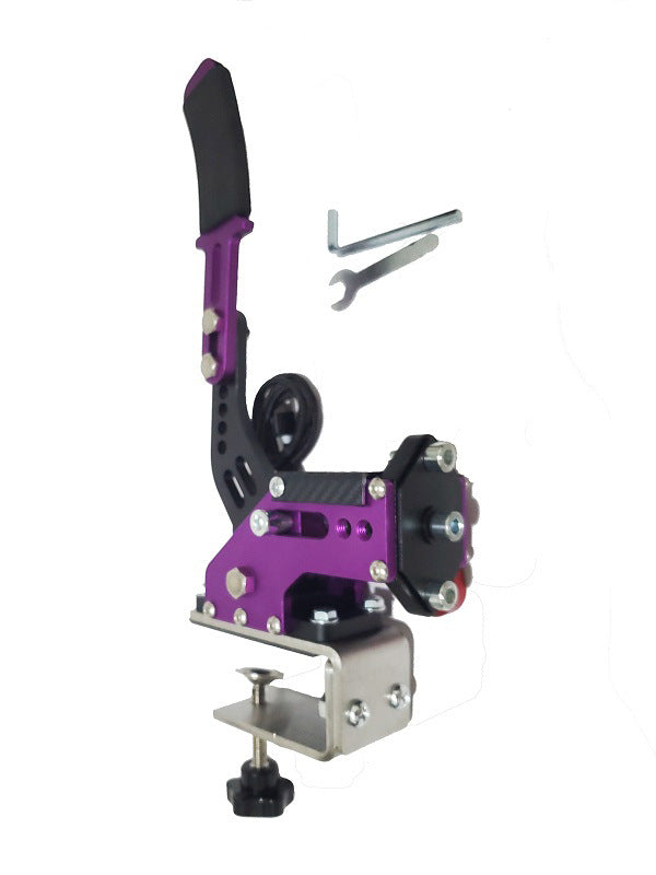HKM-045587 Drift Racing Game Adjustable Wheel Seat Bracket with Linear Handbrake