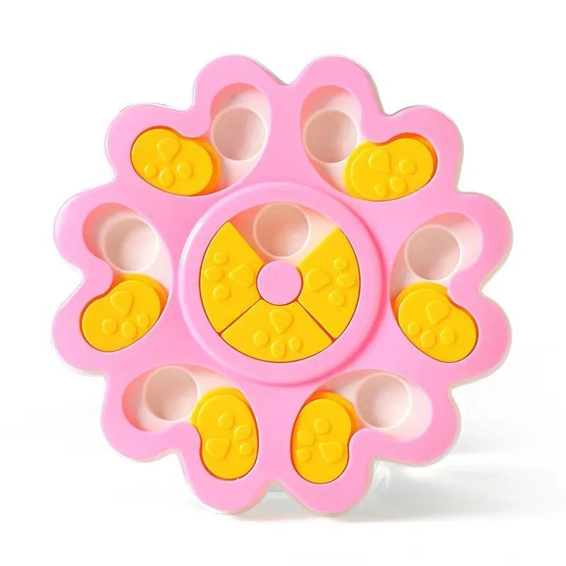 HKM-504979 Interactive Flower-Shaped Dog Puzzle Slow Feeder for Mental Stimulation and Healthy Eating