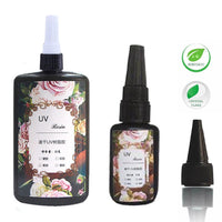 HKM-237715 UV Curing Adhesive Resin for DIY Projects - Metal, Glass, Plastic, and Electronics