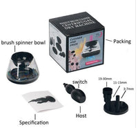 HKM-622611 Electric Makeup Brush Cleaner with 3 Silicone Cans - Compact and Portable Design