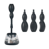 HKM-622611 Electric Makeup Brush Cleaner with 3 Silicone Cans - Compact and Portable Design
