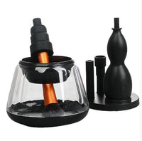 HKM-622611 Electric Makeup Brush Cleaner with 3 Silicone Cans - Compact and Portable Design