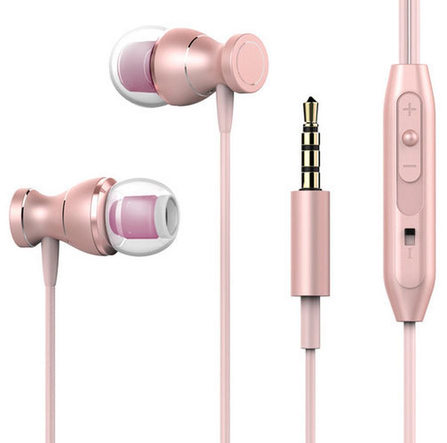 KTX-968659 Universal In-Ear Headphones with Noise Cancellation, Dynamic Sound, TPE Cable, 3.5mm Plug, Multiple Color Options