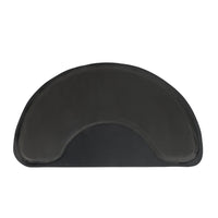 HKM-810515 Anti-Fatigue Black Salon Mat with Round Cutout, 3ft x 4.5ft, PVC & High-Density Foam