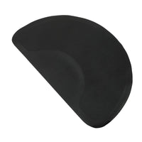 HKM-810515 Anti-Fatigue Black Salon Mat with Round Cutout, 3ft x 4.5ft, PVC & High-Density Foam