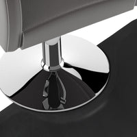 HKM-810515 Anti-Fatigue Black Salon Mat with Round Cutout, 3ft x 4.5ft, PVC & High-Density Foam