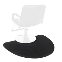 HKM-810515 Anti-Fatigue Black Salon Mat with Round Cutout, 3ft x 4.5ft, PVC & High-Density Foam