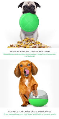HKM-059731 Slow Feed Plastic Bowl for Pets - 19x19x14 cm