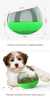 HKM-059731 Slow Feed Plastic Bowl for Pets - 19x19x14 cm