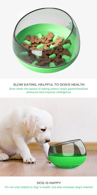 HKM-059731 Slow Feed Plastic Bowl for Pets - 19x19x14 cm
