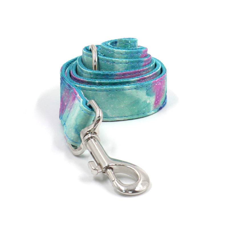 HKM-936275 Durable Polyester Dog Collar with Traction Belt - Multiple Sizes Available