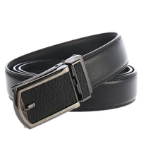 HKM-854931 Fashionable Automatic Buckle Genuine Leather Belt for Everyday Wear