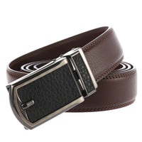 HKM-854931 Fashionable Automatic Buckle Genuine Leather Belt for Everyday Wear