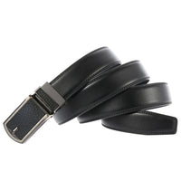 HKM-854931 Fashionable Automatic Buckle Genuine Leather Belt for Everyday Wear
