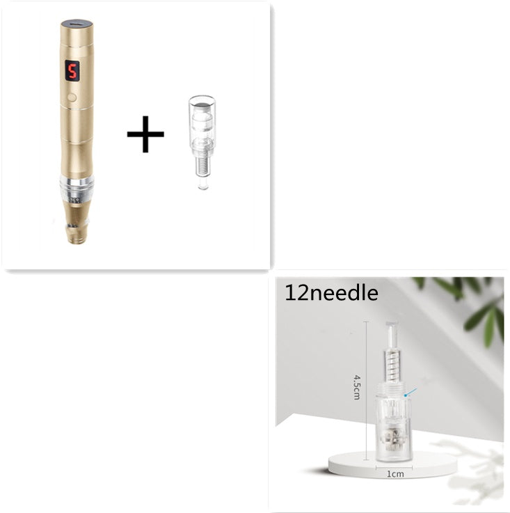 HKM-809363 Rechargeable Electric Micro-needle Instrument with LCD Display and USB Charging