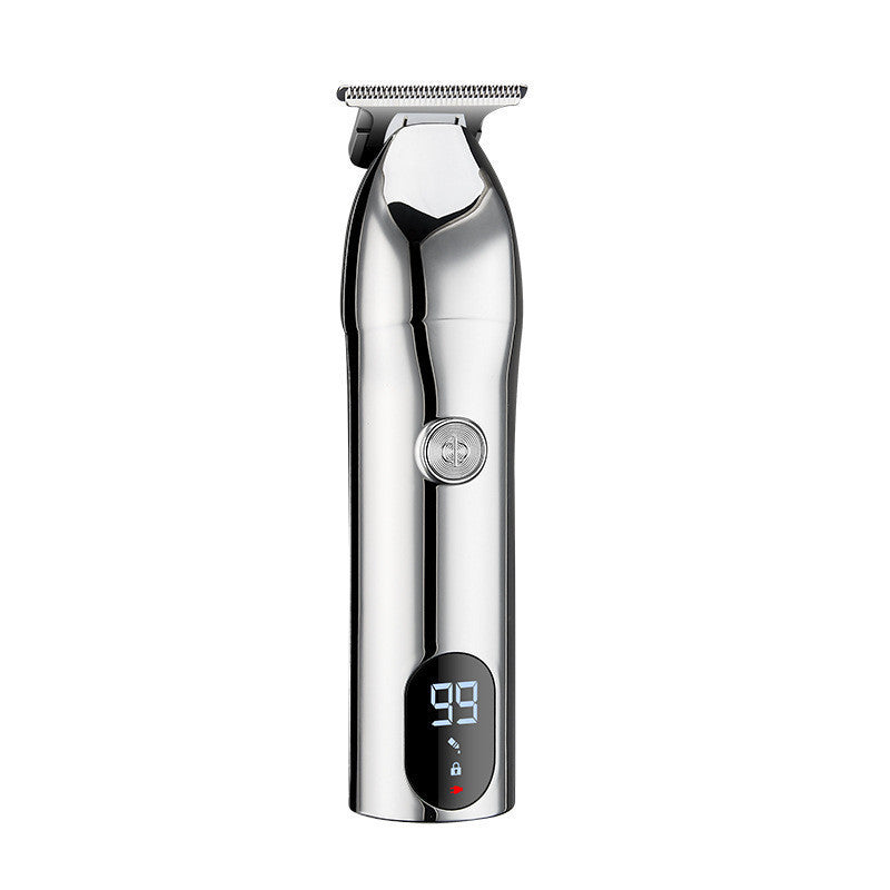 HKM-381715 LCD Display Electric Clipper with Stainless Steel Blades and Dual Charging Mode